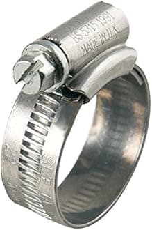 Genuine Jubilee Clip 1A 22-30MM Hose Fuel Clamp Worm Drive Petrol Pipe Line - Single