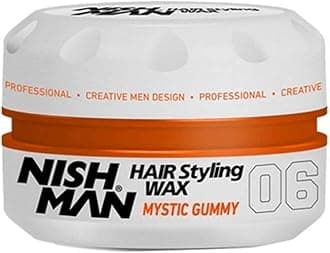 NISHMAN Hair Styling Cream N6 - White 150ml - Powerful Styling and Flexible Hold for Every Hair Type - Perfect Cream for Long-Lasting Shape, Texture, and Shine
