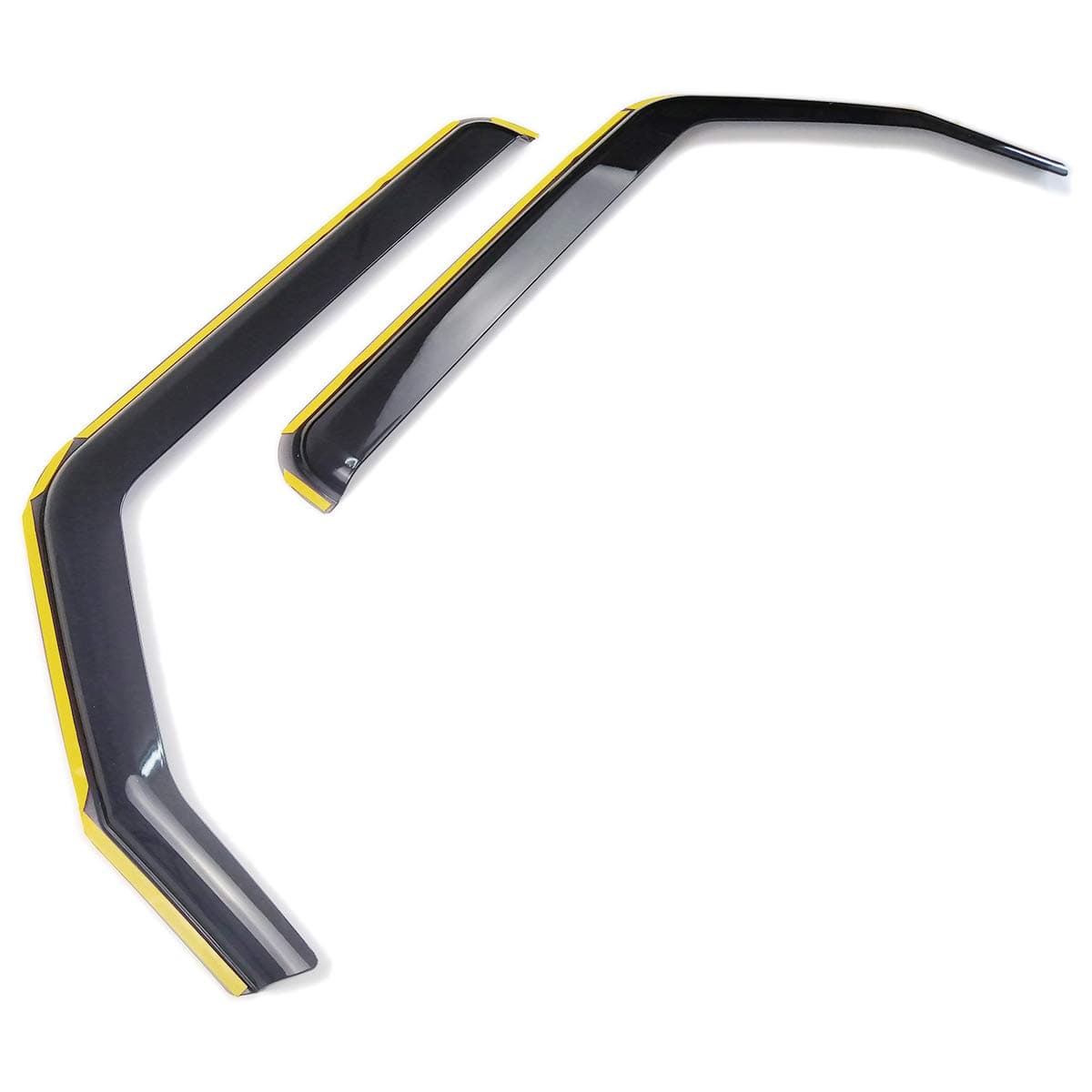 Side Window in-Channel Deflectors Ventvisor Visor Compatible with 2018-2022 Jeep Wrangler JL Accessories (2-Door)