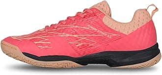 NiviaPowerstrike 3.0 Badminton Shoes for Men | Ultimate Pickleball, Padel, and Court Footwear | Badminton Sports Shoes | Best Non Marking Shoes | (Black/Blue/Peach)