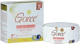 Goree RR Day & Night Cream, Oil-Free Total Fairness System, 15g