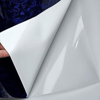 Forged Carbon Fiber Gloss Blue Vinyl Wrap Sticker Free Bubble Air Release DIY Decal Car Auto Vehicle Morotcycle Self Adhesive (5cm x 900cm)