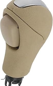 Car Gear Shift Knob for Nissan for Patrol Y62 Black Beige Automatic Gear Shift Knob Q60 34910-JK03A 34910-1LA6C Car Shift Knobs(Beige)