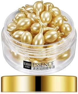 SENANA MARINA Active Skin Repair, Nourishing Anti Aging Night Serum Capsules for Face - Vitamin E, Supports Facial Skin Brightening and Corrects Dark Spots (3)
