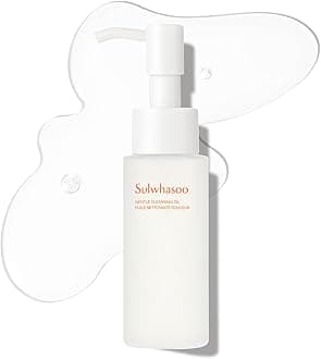 Sulwhasoo Gentle Lightweight, silky texture Korean Double Cleansing oil to melt away Waterproof Makeup, 1.69 fl. oz.