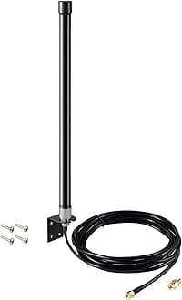 10Dbi Waterproof Dual Band Wifi 2.4Ghz 5Ghz 5.8Ghz Fiberglass Antenna For Pci-E Network Card Usb Adapter Bluetooth Wireless Router Security Ip Camera Router,