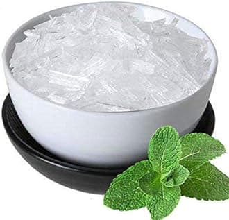 NatureVit Menthol Crystals 200g | 100% Pure & Natural Peppermint Crystals | Cooling Agent for Steam Inhalation, Balms, DIY Beauty & Aromatherapy