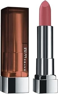 New York Color Sensational Creamy Matte Lipstick lasts up to 12 Hours, Hydrate Lips, Rich Creamy Lipstick with Shea Butter, Available in 42 Shades - 507 Almond Pink, 3.9g