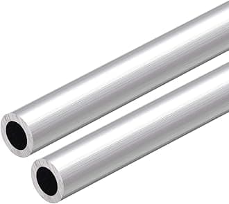 uxcell 6063 Aluminum Round Tube, 300mm Length 15mm OD 10mm Inner Dia Seamless Aluminum Straight Tubing 2 Pcs