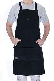 Professional Grade Chef Apron for Kitchen, BBQ & Grill