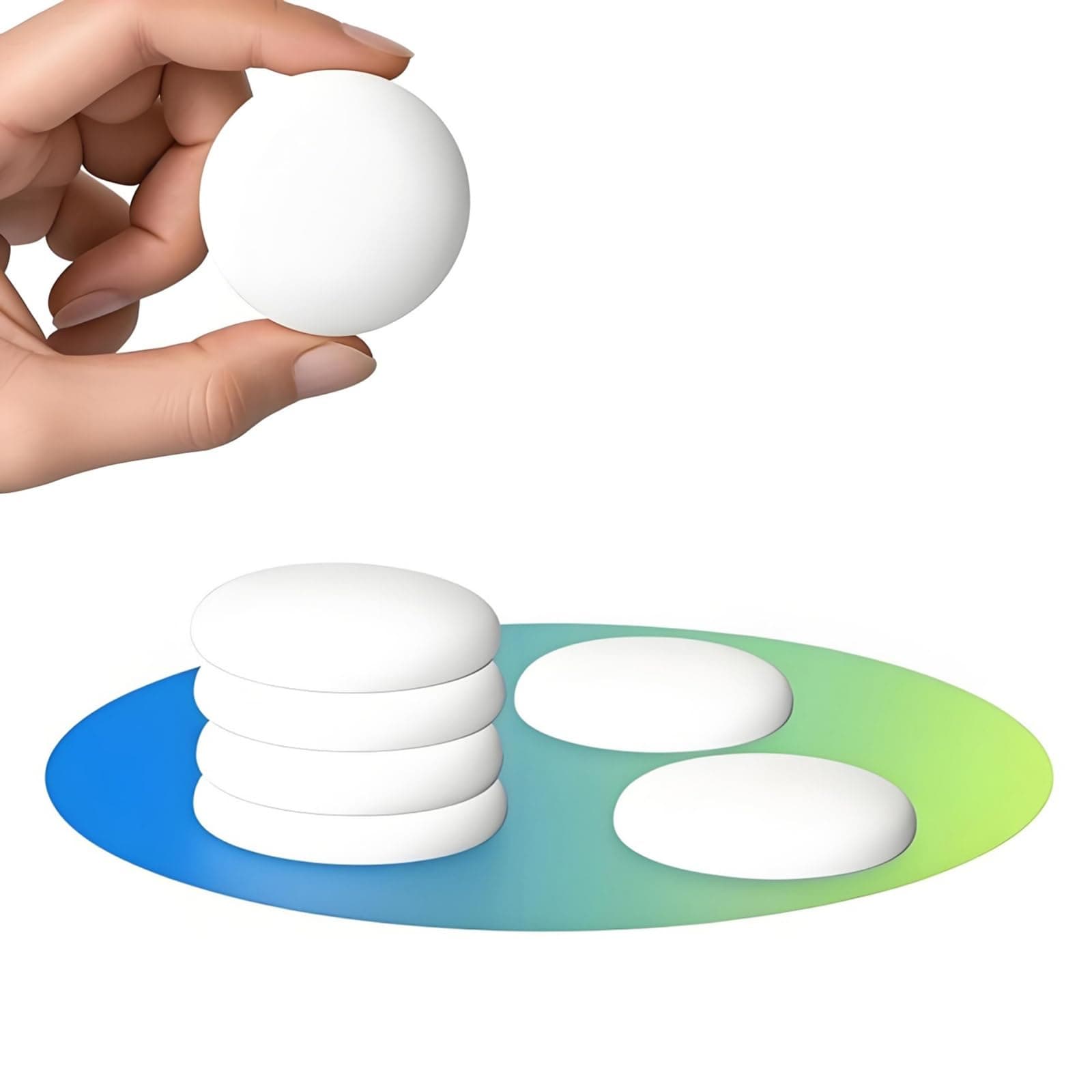 Wall Protectors from Door Knobs-Efbock White Silicone Door Stoppers Wall Protector-Premium Door Bumper Wall Guards for Home or Office -Self Adhesive Door Handle Bumper Guard Stopper Rubber Stop 6pcs