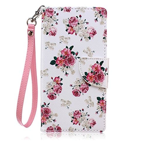 iPhone 4S Case With Rope,iPhone 4 Case,leather case for iPhone 4S,iPhone 4 wallet Case,Dancepanda fashion PU Leather and wallet with Flip Card leather flip Cover for iPhone 4S (White)