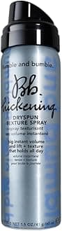 Thickening Dryspun Texture Spray | Volumizing + Adds Texture | Straight to Wavy, Mini Travel Size, 1.5 Ounce