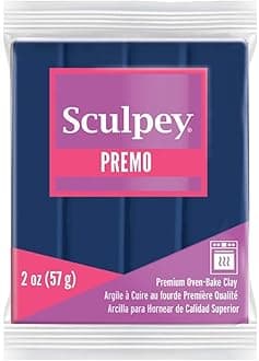 Polyform Sculpting Clay Premo, Navy, 2oz