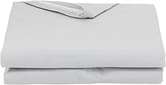 100% Cotton Cover for Traditional Japanese Floor Futon Mattress, Full, Gray. Made in Japan