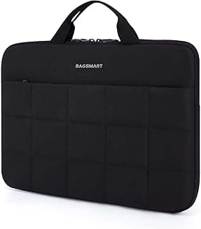 BAGSMART13-14 inch Laptop Case Sleeve with Handle, Fluffy Padded Laptop Bag with Zipper, Macbook Case Fitted with Macbook Air/Pro 13.3 inch, Puffy Laptop Cover Fitted with Dell, HP, Lenovo