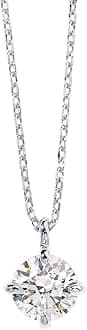 14K Gold Plated 925 Sterling Silver CZ Diamond Pendant Necklace for Women | Adjustable Slider