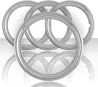 Set of Four 17' Chrome ABS 1 1/2' Deep Wheel Trim Rings