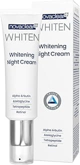 Novaclear Whitening Night Cream – Skin Lightening Cream for Face with Alpha Arbutin & Tranexamic Acid, Face Brightening Cream for Hyperpigmentation & Dark Spots 50 ML