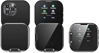 Mini Phone Mini Flip Touch Screen Mobile Phone with Rotating Screen – 1.69” Small Screen, Dual SIM Dual Standby, Pocket-Sized Compact Function Mobile Phone for Kids