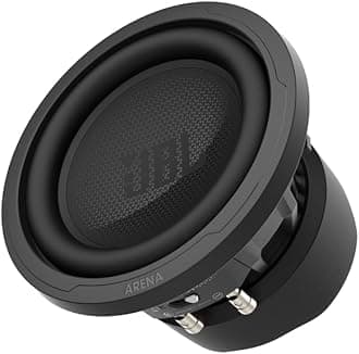 Arena 8-8"(203mm) High-Performance Automotive Subwoofer, 400W RMS, 1200W Peak, Sensitivity @2ohms (2.83V/1m): 89.3dB, Frequency Response: 50 – 1.5kHz, Selectable impedance: 2 and 4-ohms