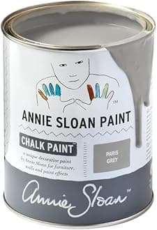 Chalk Paint® (Paris Grey, 1 Litre/33.8 Fl Oz) a unique decorative paint for furniture, cabinets and home décor with no sanding or priming