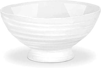 Portmeirion Home & Gifts Mini Dishes, Porcelain, White, 8.3 x 8.3 x 4 cm