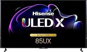 85-Inch Class Mini-LED Premium ULED X QLED Series 4K Google Smart TV with Alexa Compatibility, 120Hz, Dolby Vision Atmos, 2500-nit HDR10+, Hands Free Voice Control (85UX)