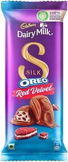 Cadbury Dairy Milk Silk Oreo Red Velvet Chocolate Bar, 60 Gram
