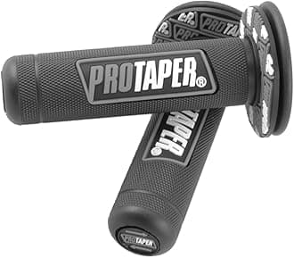 '7/8'' Motorcross Handle Grips Dirt Bike 22mm 24mm Truster Grips Motorcycle Ergonomic Bar End Non Slip Grip Gel Gep Scooter Cruiser Racing Mountain'