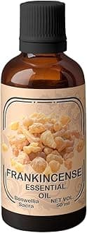 Heilen Biopharm Food Grade Edible Frankincense Essential Oil - 50 mL Bottle Pack of 1, For Health Hairs & Skin Care Aromatherapy