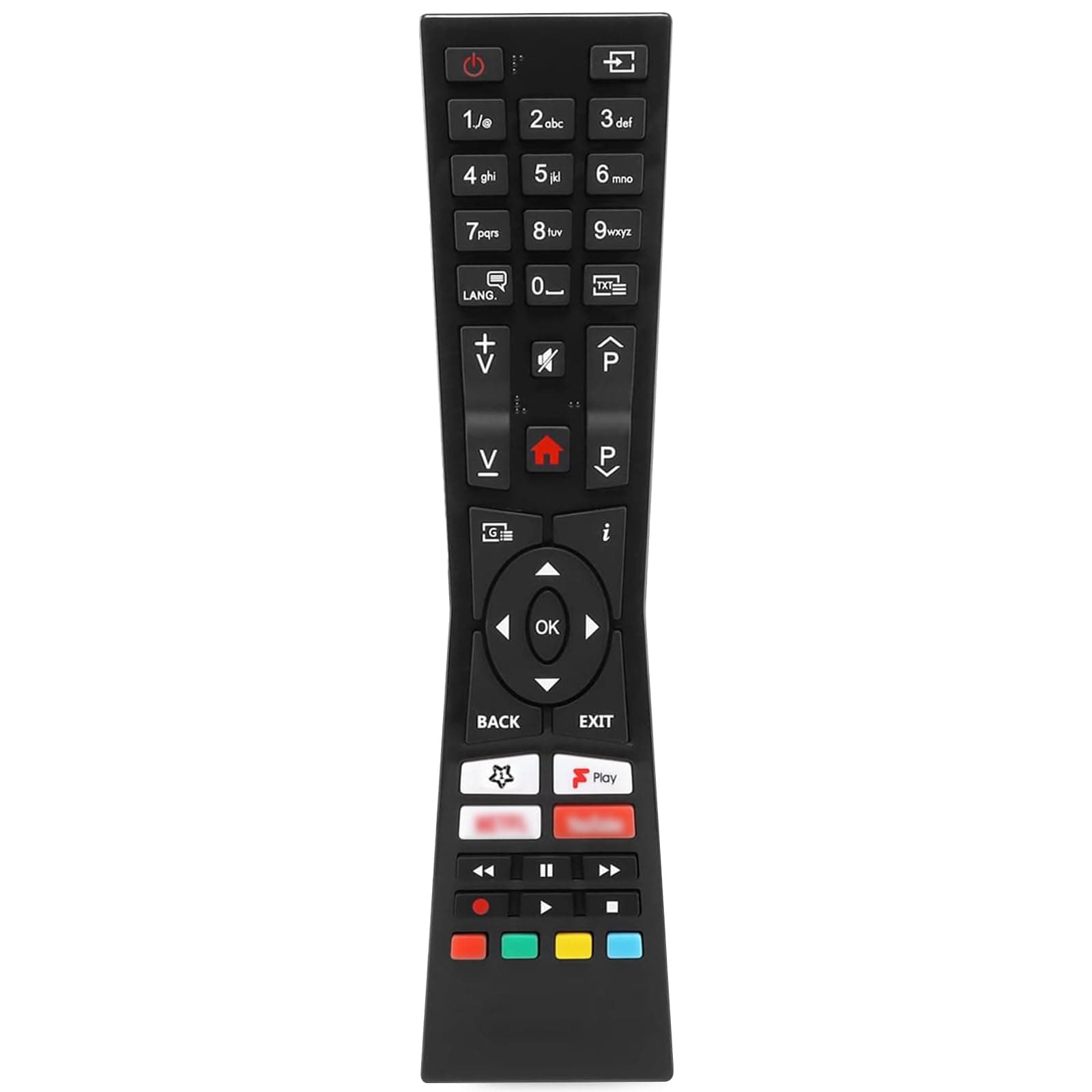 Replacement Remote RM-C3236 for JVC TV Remote Control Smart 4K UHD Ultra HD HDR LED LCD TVs RM-C3231 RM-C3232 RM-C3338 RM-C3339 RC43101, No Setup Required