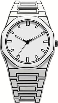 FANMIS Men's Anime-Inspired Fashion Sketch Wristwatch Minimalist Creative Wormhole Design Stylish and Durable Timepiece for Men's Sports Watch