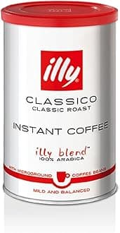Instant Coffee- 100% Arabica Coffee – Classico Medium Roast - Notes Of Caramel, Orange Blossom & Jasmine - Easy Preparation - Convenient Coffee Instant Format - Roasted In Italy – 3.3 Ounce