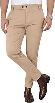 Men's Stretchable Stretchable Formal Pant Trousers | Stylish Slim Fit Men's Wear Trousers for Office or Party | Polycotton Knitted Fabric