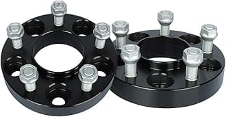 1in Hubcentric Spacers 5x114.3mm (70.5mm Hub Bore, 1/2x20 Studs) 5x4.5" to 5x4.5" Wheel Spacers Adapter 25mm FITS Ford Explorer Mustang Ranger Crown Victoria, Lincoln Mark VII, Mazda B2500 B3000