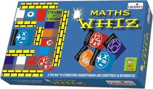 Creative Educational Aids P. Ltd. Maths Whiz Games (Multicolor)