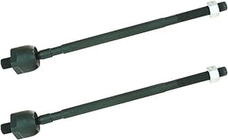 TRQ Front Inner Tie Rod Set 2 Piece Compatible with 1996-1999 Infiniti I30 1995-1999 Nissan Maxima