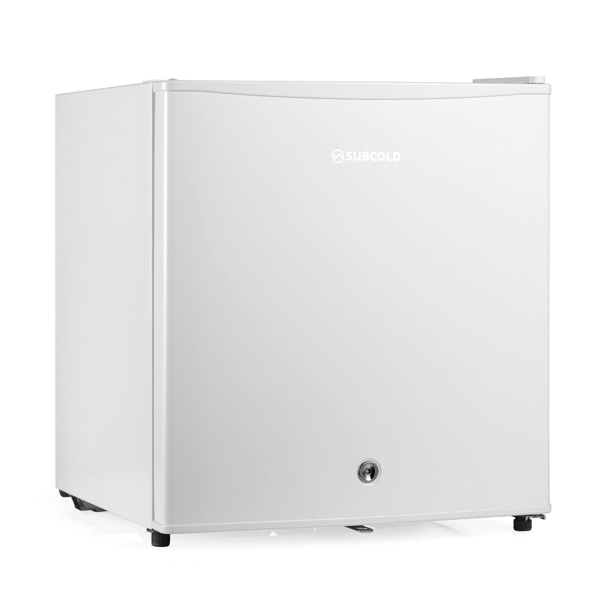 – Eco50 Mini Fridge White | Table-Top Model | Counter-Top Fridge | Solid Door with Chiller Box | Lock & Key | Energy Efficient (45L, White)