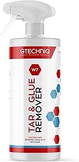 W7 Tar and Glue Remover for Cars 1L | Dissolves Tar and Glue, Removes Stubborn Residue, Safe for Car Paint, Easy to Use Cleaner, Not for Plastics, PPF or Wrapped Vehicles