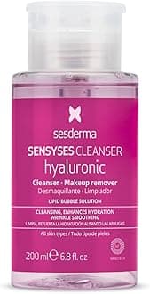 SENSYSES Hyaluronic Cleanser | Hydrating Micellar Solution for All Skin Types | Gently Removes Makeup and Impurities 6.8 fl oz