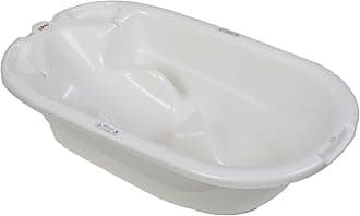 EuroBath 2-Stage Baby Bath Tub, White - Large, Long Lasting Baby Essentials, Must-Have Baby Bathtub, Newborn Essentials, Infant Bathtub & Baby Care Products for Registry