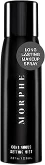 Morphe Continuous Setting Mist - Micro-Fine Makeup Setting Spray with a Natural Radiant Finish - Helps Makeup Resist Caking or Fading & Increases Wear of Foundation (2.8 fl oz)