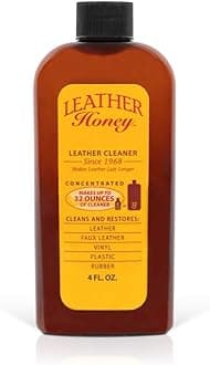 Leather Honey Leather Cleaner The Best Leather Cleaner for Vinyl and Leather Apparel, Furniture, Auto Interior, Shoes and Accessories. Concentrated Formula Makes 32 Ounces When Diluted!