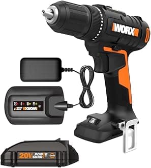 Worx WX108L 20V 1/2" Cordless Drill Driver Power Share - (Batteries & Charger Included)