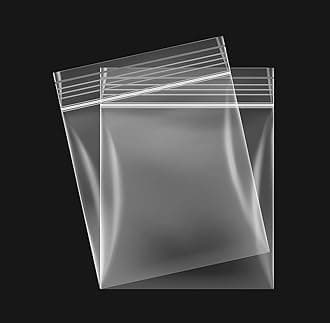 100 Grip Seal Bags I Strong Resealable Zip Lock I Reusable Clear Plastic Bags I Polythene Packaging for Food Storage Jewellery Medicine (1.5 x 2.5 inch)
