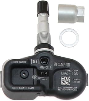 Denso 550-0103 Tpms 315-Mhz Sensor For Factory Alloy Wheel Options, Black