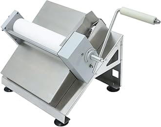 Manual Fondant Dough Sheeter, 12 inch Pastry Dough Roller, Croissant Baking Presser
