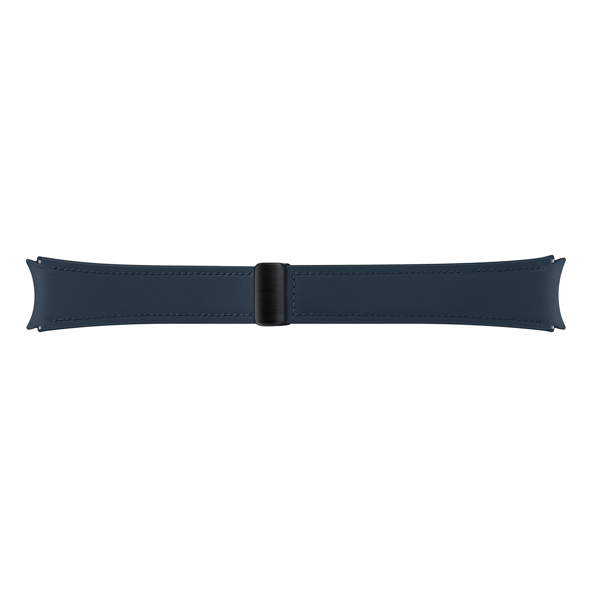 Samsung Galaxy Official D-Buckle Hybrid Eco-Leather Band (Wide, M/L) for Galaxy Watch, Indigo