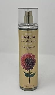 Bath and Body Fine Fragrance Mist DAHLIA 8oz Body Spray Perfume Mist Bottle